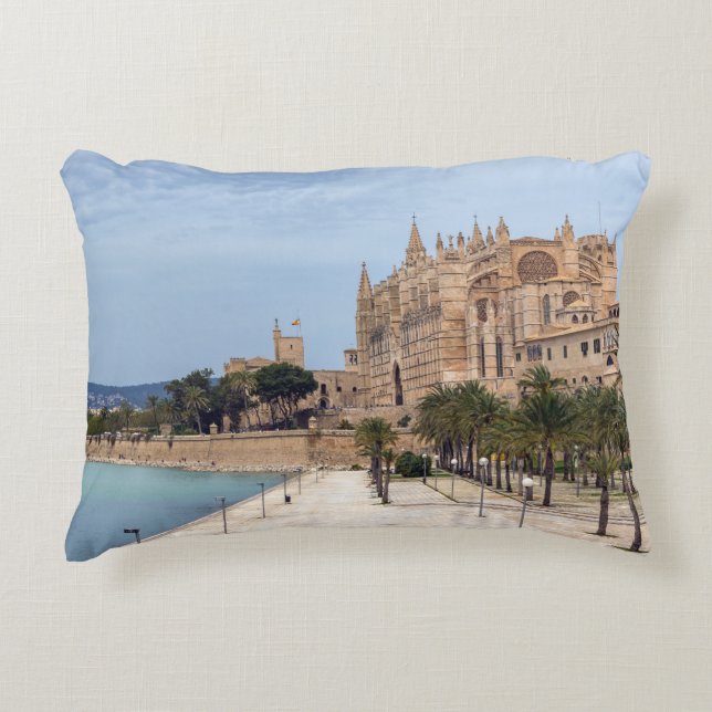 La Seu, die Kathedrale von Palma de Mallorca - Spa Dekokissen (Vorderseite)