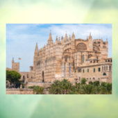 La Seu, die Kathedrale von Palma de Mallorca - Spa Fensteraufkleber (Blatt 3)