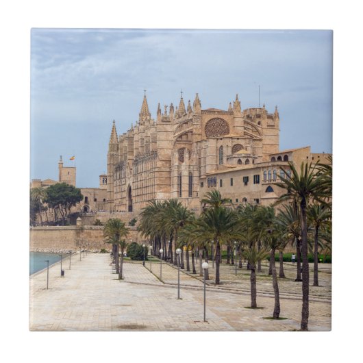 La Seu, die Kathedrale von Palma de Mallorca - Spa Fliese (Vorderseite)
