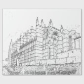 La Seu, die Kathedrale von Palma de Mallorca - Spa Geschenkpapier (Flach)