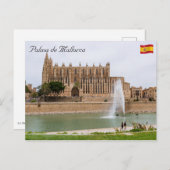 La Seu, die Kathedrale von Palma de Mallorca - Spa Postkarte (Vorne/Hinten)