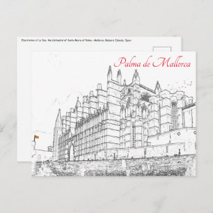La Seu, die Kathedrale von Palma de Mallorca - Spa Postkarte
