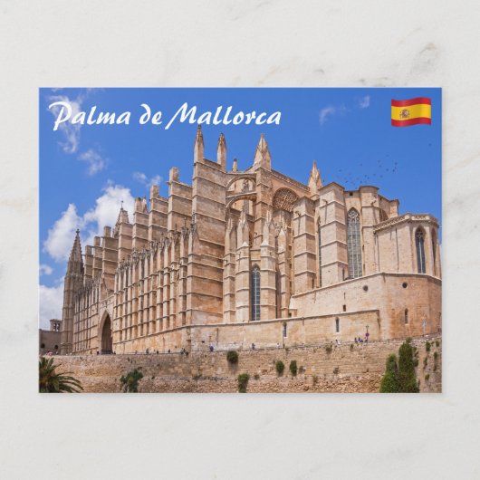La Seu, die Kathedrale von Palma de Mallorca - Spa Postkarte (Vorderseite)