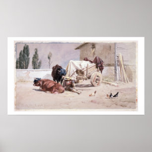 La Siesta: Szene in den östlichen Pyrenäen, 1872 ( Poster