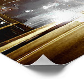 LA Skyline 2 - Drucken Poster (Ecke)