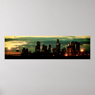 LA Skyline - Drucken Poster