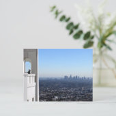 LA Skyline Postkarte (Stehend Vorderseite)