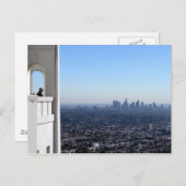 LA Skyline Postkarte (Vorne/Hinten)