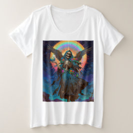 La Sombra Benévola Santa Muerte Große Größe T-Shirt
