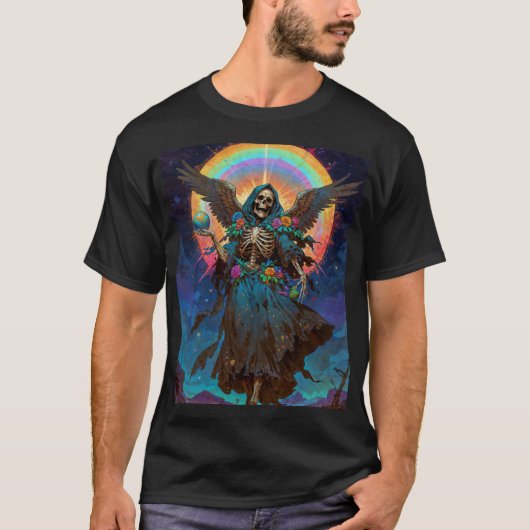 La Sombra Benévola Santa Muerte T-Shirt (Vorderseite)