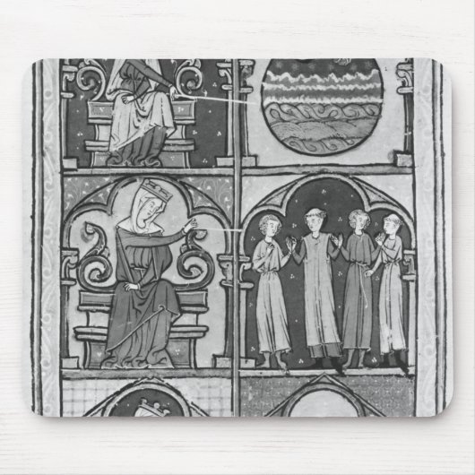 La Somme le Roi', durch Lambert le Petit, 1311 Mousepad (Vorne)