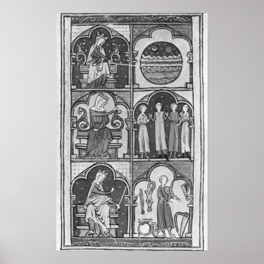 La Somme le Roi', von Lambert le Petit, 1311 Poster (Vorne)