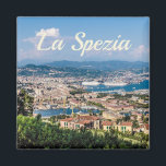 La Spezia Cinque Terre Liguria Italien Panorama Ge Magnet<br><div class="desc">La Spezia Cinque Terre Ligurien Italien Panorama Geschenk Urlaub Andenken oder Geschenk für Reisende.</div>