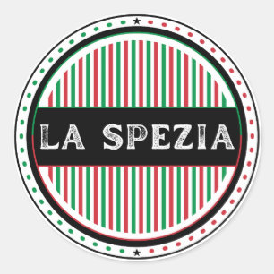 La Spezia City Pride Emblem – Italienische Identit Runder Aufkleber