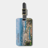 La Spezia Cityscape Ligurien Italien Holiday Souve Gepäckanhänger (Vorderseite vertikal)
