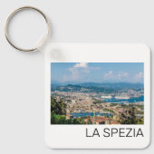 La Spezia Cityscape Ligurien Italien Holiday Souve Schlüsselanhänger (Vorderseite)