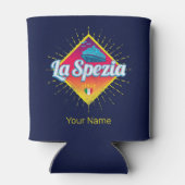 La Spezia Liguria Italien Retro Kreuzfahrtschiff V Dosenkühler (Rückseite)