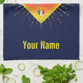 La Spezia Liguria Italien Retro Kreuzfahrtschiff V Geschirrtuch (Gefaltet)