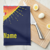 La Spezia Liguria Italien Retro Kreuzfahrtschiff V Geschirrtuch (Viertel Falte)