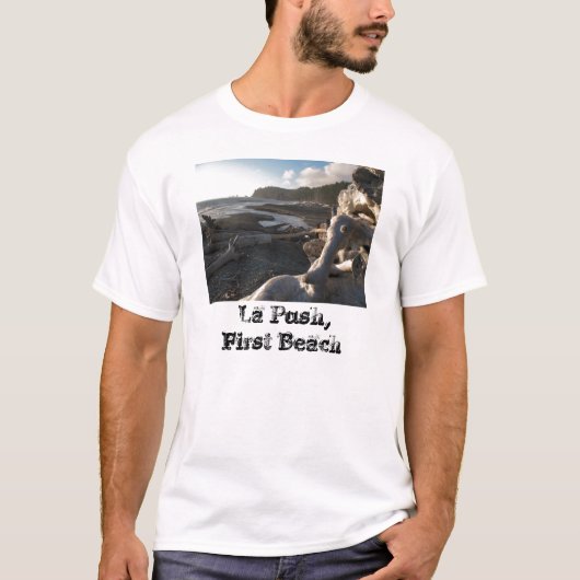 La-Stoß, erster Strand T-Shirt (Vorderseite)