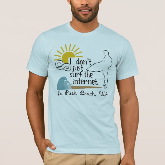 La-Stoß-Strand T-Shirt (Vorderseite)