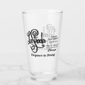 La Strada Restaurant, Altstadt, Chicago, IL Glas (Rückseite)