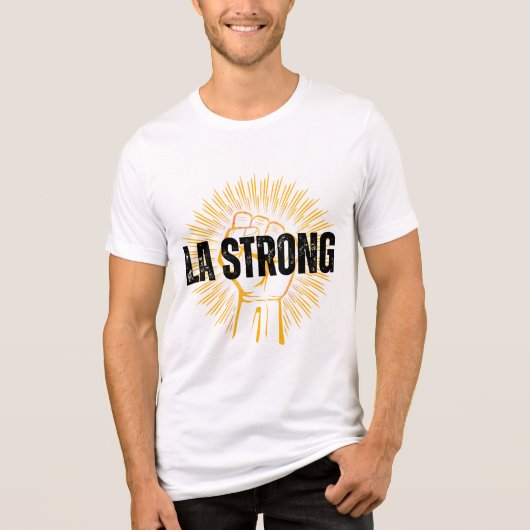 LA Strong LAFD Empowerment Tri-Blend Shirt (Vorderseite)