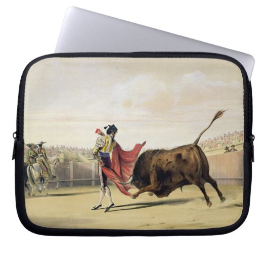 La Suerte de la Capa, 1865 (Farbelitho) Laptopschutzhülle (Vorderseite)