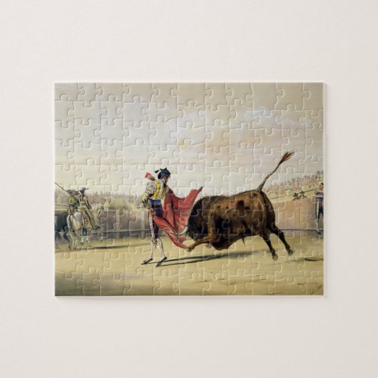 La Suerte de la Capa, 1865 (Farbelitho) Puzzle (Horizontal)