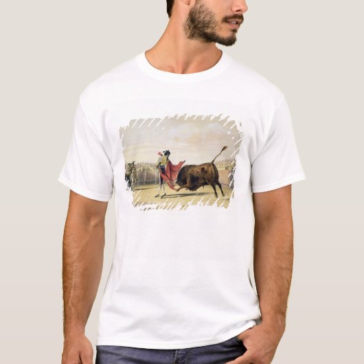 La Suerte de la Capa, 1865 (Farbelitho) T-Shirt (Vorderseite)