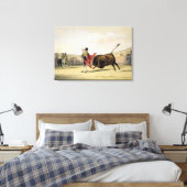 La Suerte de la Capa, 1865 (Farblitho) Leinwanddruck (Insitu (Schlafzimmer))