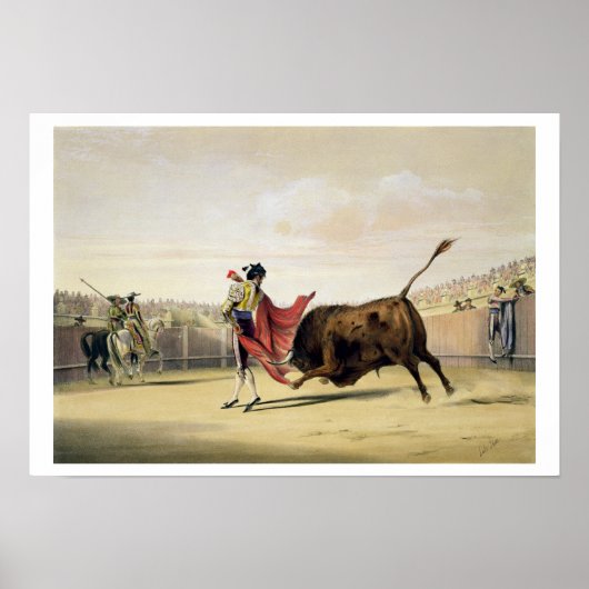La Suerte de la Capa, 1865 (Farblitho) Poster (Vorne)