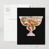 La Sylphide-bourbon-Whisky-Label Postkarte (Vorne/Hinten)