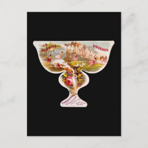 La Sylphide-bourbon-Whisky-Label Postkarte