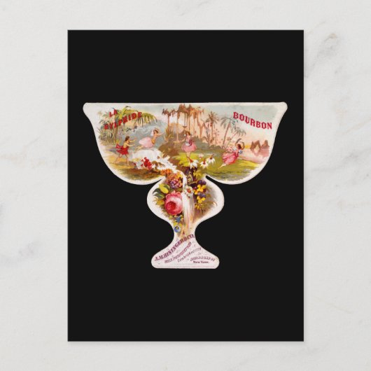 La Sylphide-bourbon-Whisky-Label Postkarte (Vorderseite)