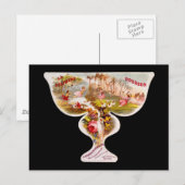La Sylphide-bourbon-Whisky-Label Postkarte (Vorne/Hinten)
