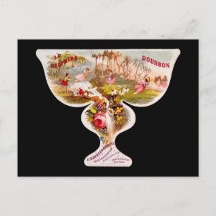 La Sylphide-bourbon-Whisky-Label Postkarte
