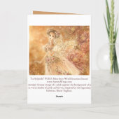 La Sylphide Grußkarte Karte (Rückseite)