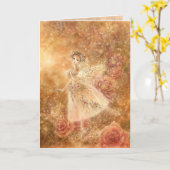 La Sylphide Grußkarte Karte (Gelbe Blume)