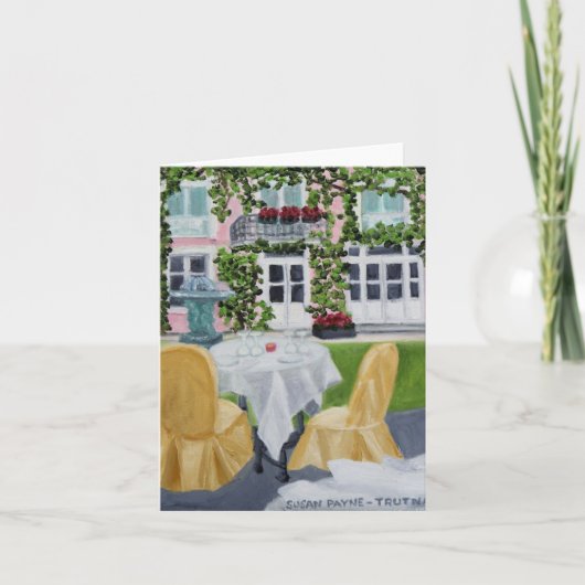 La Table des Marechaux:Fontainebleau, Frankreich Karte (Vorderseite)