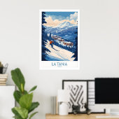 La Tania Ski Poster 1 (Heimbüro)
