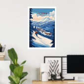 La Tania Ski Print 1 Poster (Heimbüro)