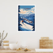 La Tania Ski Print 1 Poster (Küche)