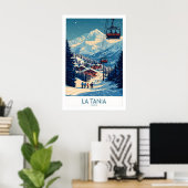 La Tania Wandkunst Ski Poster 1 (Heimbüro)