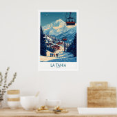 La Tania Wandkunst Ski Poster 1 (Küche)