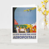 La-Taubenschlag-baskische Gleichheit Avion Karte (Gelbe Blume)