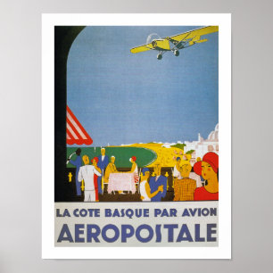 La-Taubenschlag-baskische Gleichheit Avion Poster