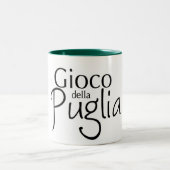 La tazza De IL Gioco della Puglia Zweifarbige Tasse (Mittel)
