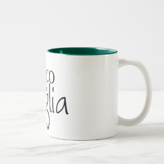 La tazza De IL Gioco della Puglia Zweifarbige Tasse