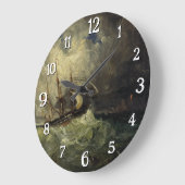 La Tempête - Félix Ziem Große Wanduhr (Winkel)